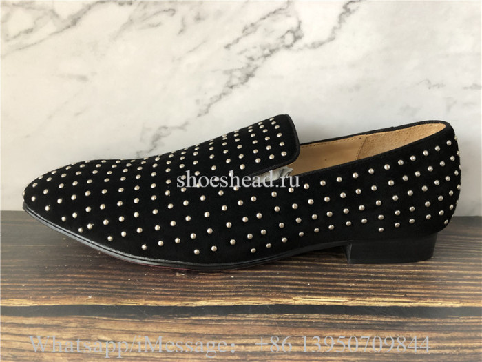 Christian Louboutin Roller Boy Black Suede Opera Sneaker