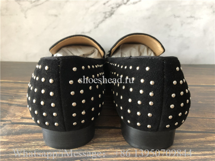 Christian Louboutin Roller Boy Black Suede Opera Sneaker