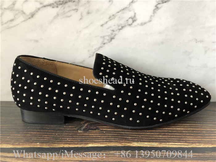 Christian Louboutin Roller Boy Black Suede Opera Sneaker