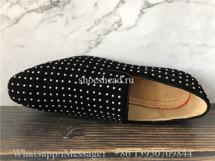 Christian Louboutin Roller Boy Black Suede Opera Sneaker