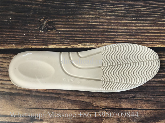 Super Quality Alexander McQueen Oversized Leather Platform Sneaker White Ballroom Blue