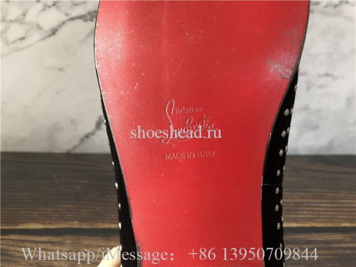 Christian Louboutin Roller Boy Black Suede Opera Sneaker