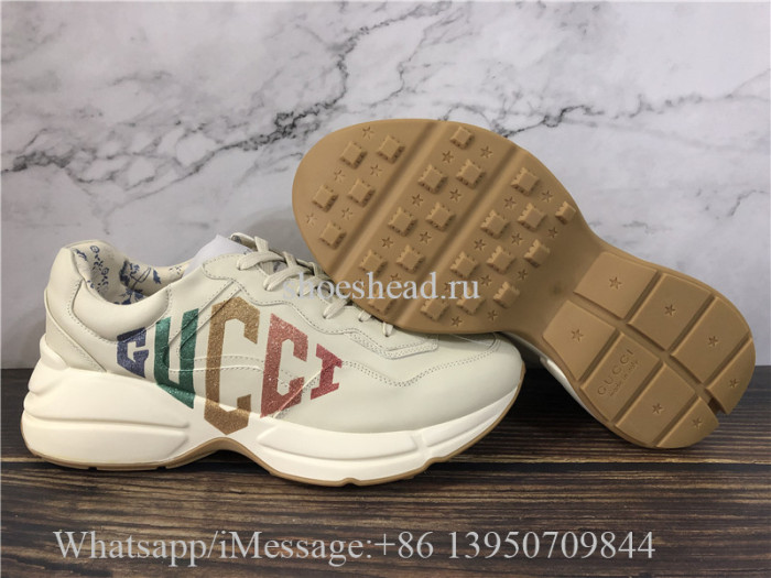 Super Quality Gucci Rhyton Vintage Trainer Sneaker Multicolor Web Signature