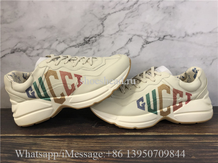 Super Quality Gucci Rhyton Vintage Trainer Sneaker Multicolor Web Signature