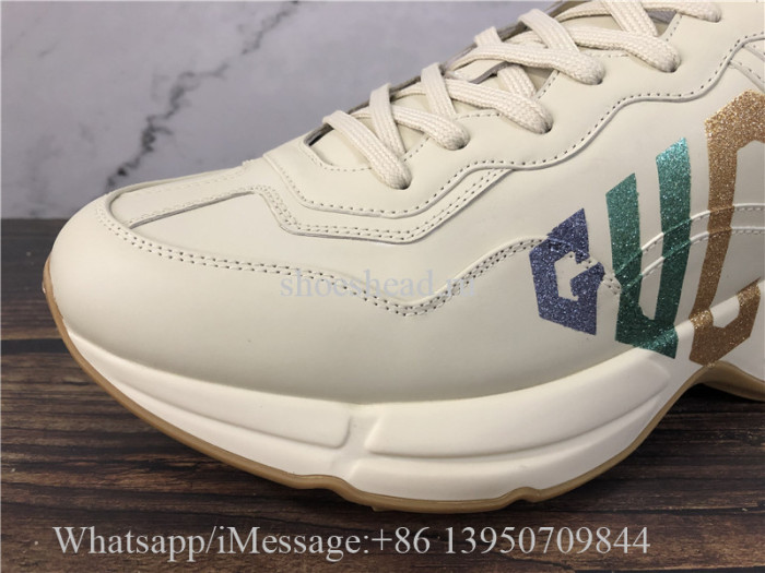 Super Quality Gucci Rhyton Vintage Trainer Sneaker Multicolor Web Signature