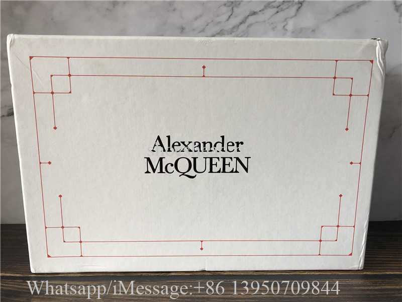 Super Quality Alexander McQueen Oversized Sneaker Black With Rhinestone Back