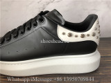 Super Quality Alexander McQueen Oversized Sneaker Black With Rhinestone Back