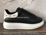 Super Quality Alexander McQueen Oversized Sneaker Black With Rhinestone Back