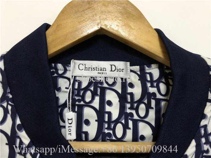 Christian Dior Oblique Jacket Navy Blue