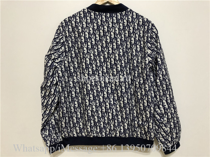 Christian Dior Oblique Jacket Navy Blue