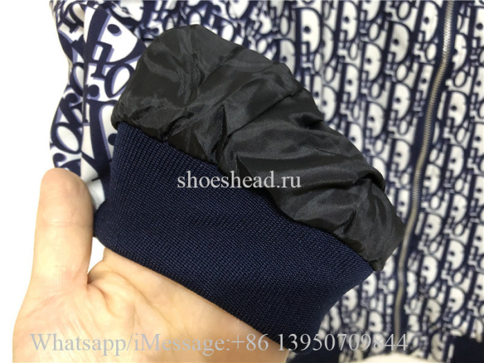 Christian Dior Oblique Jacket Navy Blue