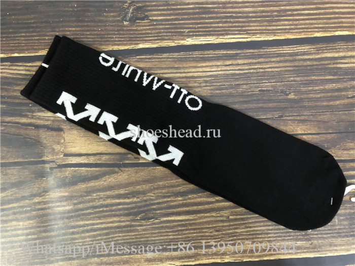 Off White Sock Black
