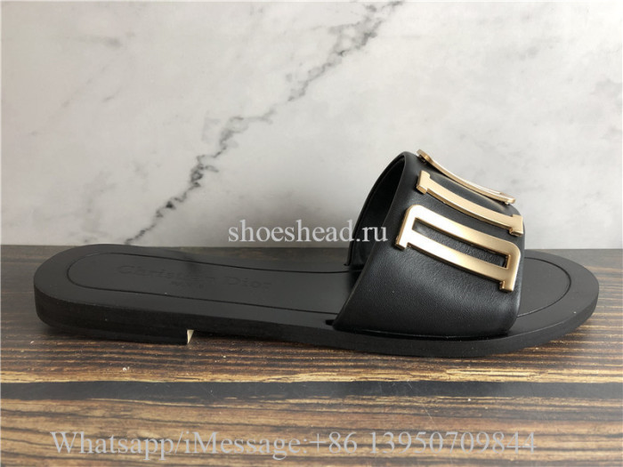 Christian Dior Mules Black Slide