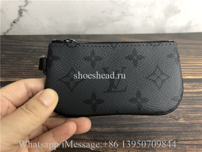 Original Louis Vuitton Trio Messenger Monogram Eclipse Reverse Gray Bag M69443