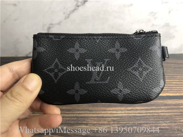 Original Louis Vuitton Trio Messenger Monogram Eclipse Reverse Gray Bag M69443