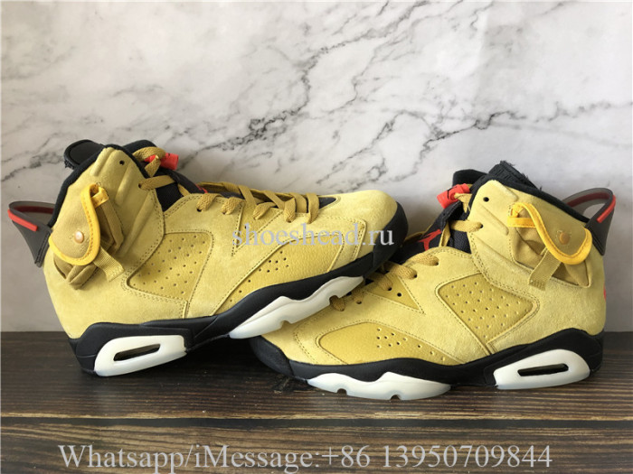 Travis Scott x Air Jordan 6 Retro Yellow Mustard