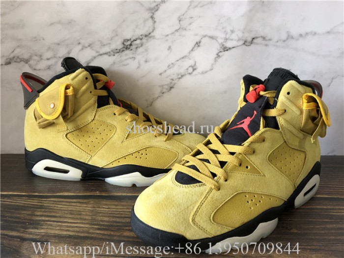 Travis Scott x Air Jordan 6 Retro Yellow Mustard