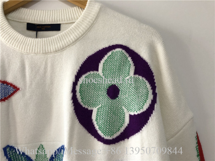 Louis Vuitton Multicolor Monogram Crewneck Sweater