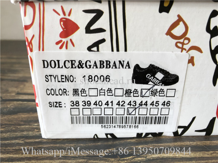 Dolce & Gabbana Low Top Sneaker Orange