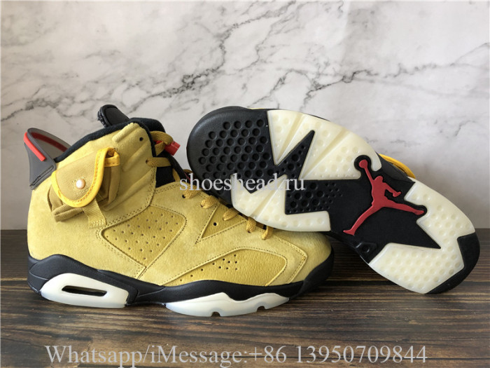 Travis Scott x Air Jordan 6 Retro Yellow Mustard