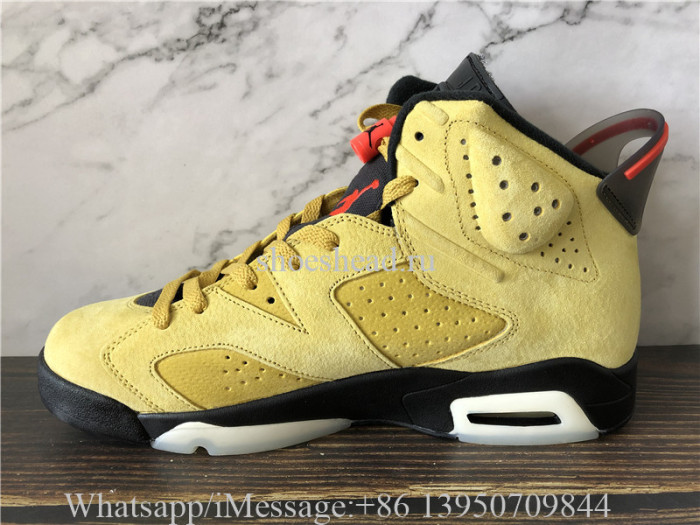 Travis Scott x Air Jordan 6 Retro Yellow Mustard