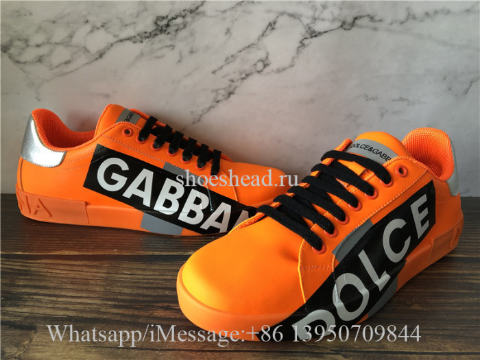 Dolce & Gabbana Low Top Sneaker Orange