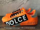 Dolce & Gabbana Low Top Sneaker Orange