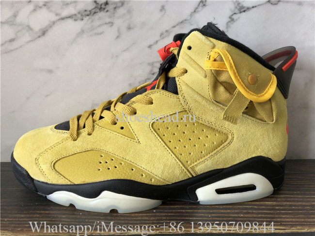 Travis Scott x Air Jordan 6 Retro Yellow Mustard