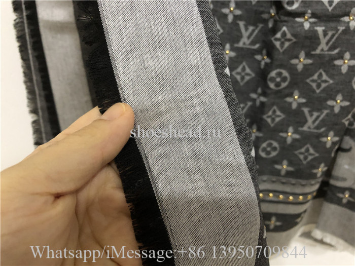 Louis Vuitton Grey Scarf