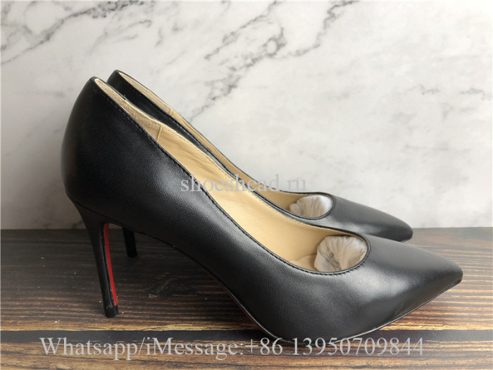 Christian Louboutin Clare 80 Leather Red Sole Pumps