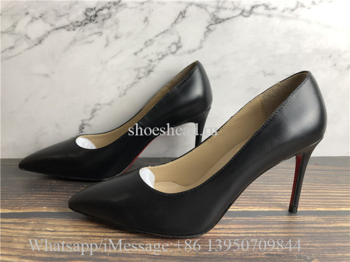 Christian Louboutin Clare 80 Leather Red Sole Pumps