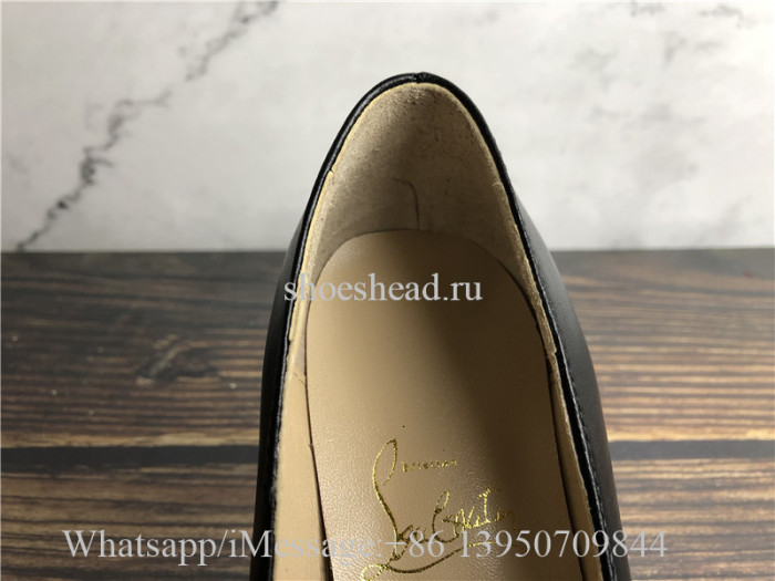 Christian Louboutin Clare 80 Leather Red Sole Pumps