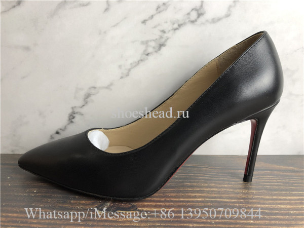 Christian Louboutin Clare 80 Leather Red Sole Pumps