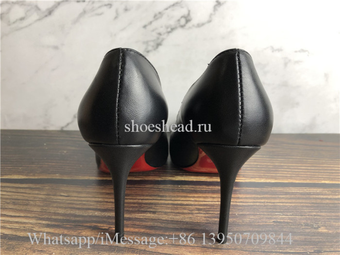 Christian Louboutin Clare 80 Leather Red Sole Pumps