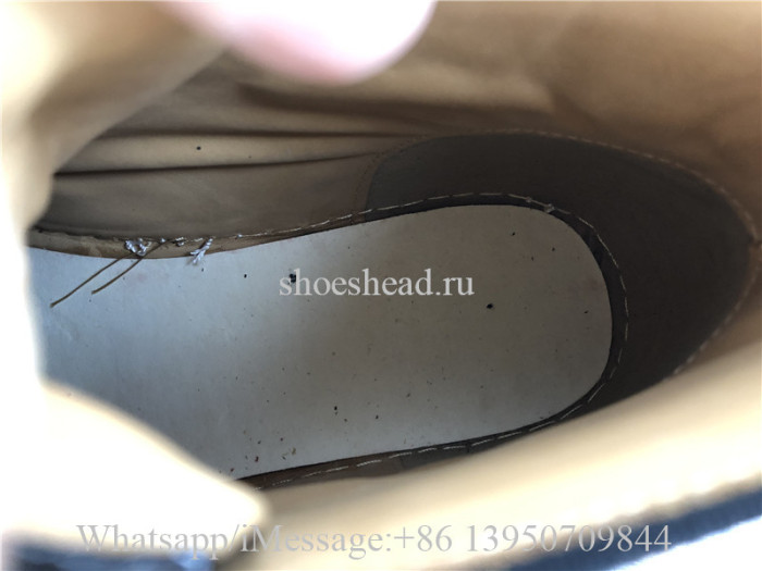 Christian Louboutin Spike Flat High Top Sneaker Purple