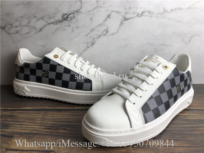 Super Quality Louis Vuitton Damier Low Top Sneaker White