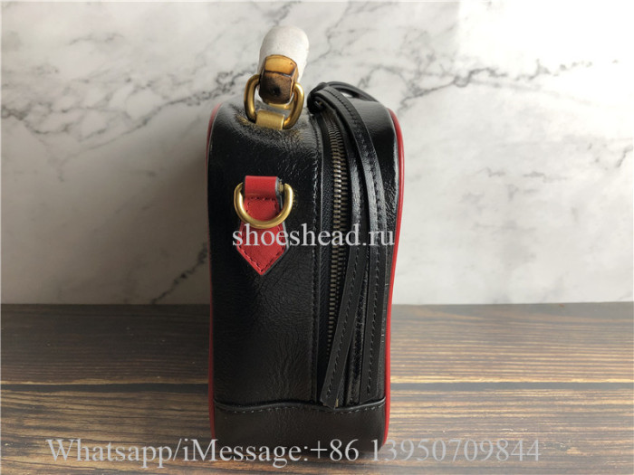 Original Gucci GG Marmont Small Shoulder Bag With Bamboo