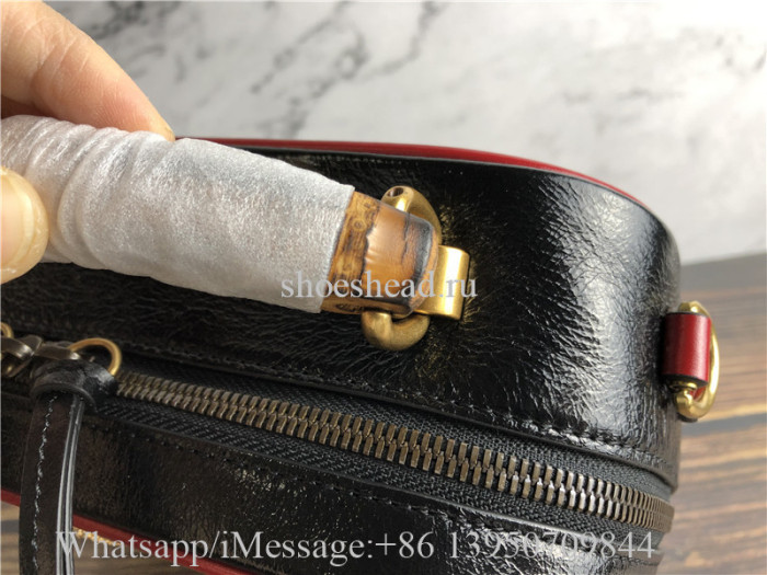 Original Gucci GG Marmont Small Shoulder Bag With Bamboo