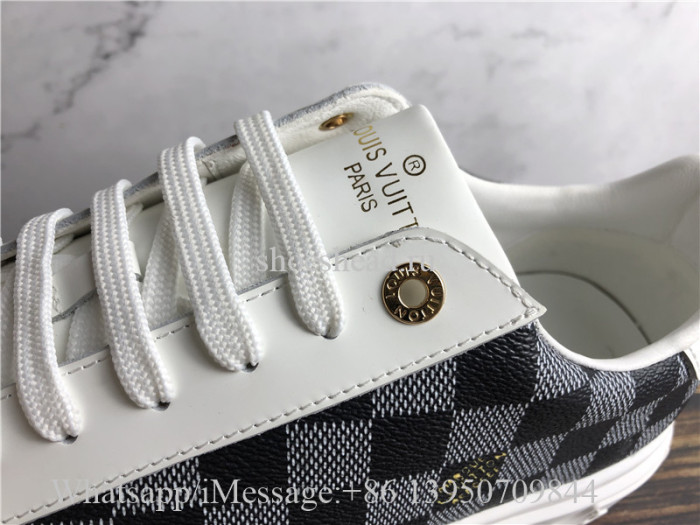 Super Quality Louis Vuitton Damier Low Top Sneaker White