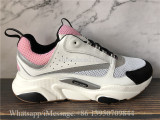 Super Quality Christian Dior B22 Sneaker White Calfskin Pink