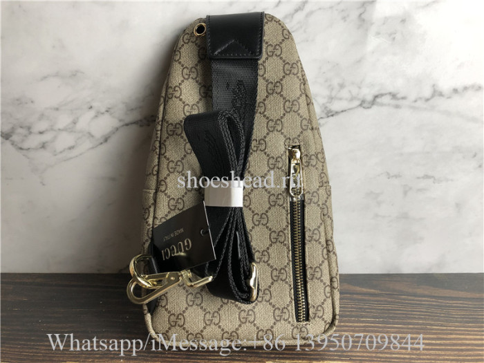 Original Quality Gucci GG Supreme Brown Chest Bag