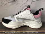 Super Quality Christian Dior B22 Sneaker White Calfskin Pink