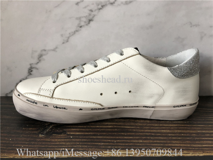 Golden Goose Deluxe Superstar Distressed Sneakers