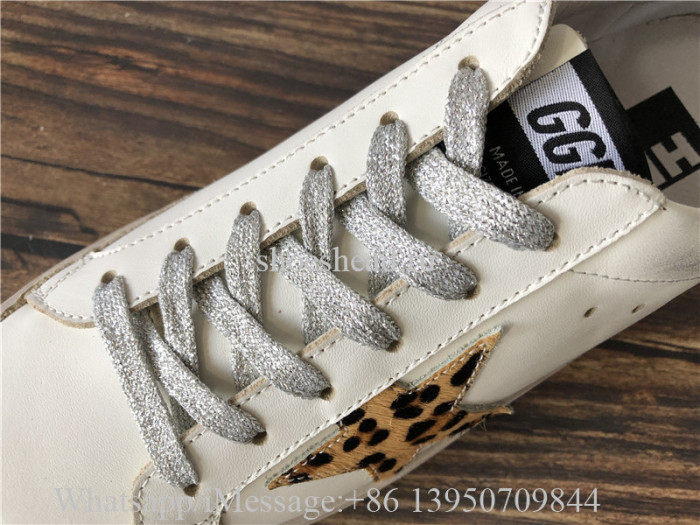 Golden Goose Deluxe Superstar Distressed Sneakers