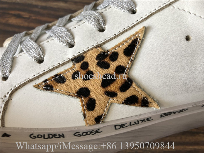 Golden Goose Deluxe Superstar Distressed Sneakers