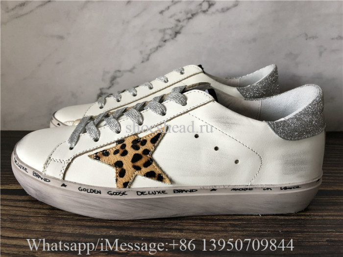 Golden Goose Deluxe Superstar Distressed Sneakers