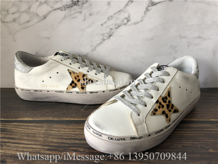 Golden Goose Deluxe Superstar Distressed Sneakers