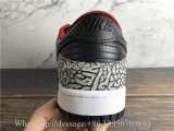 Supreme × Nike Dunk Low Black Cement