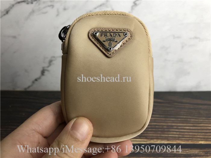 Orginal Quality Prada Nylon Re-Edition 2005 Shoulder Bag Beige