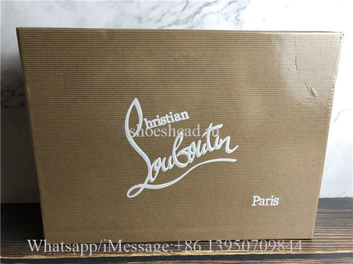 Christian Louboutin Flat Low Top Shoes Red Suede